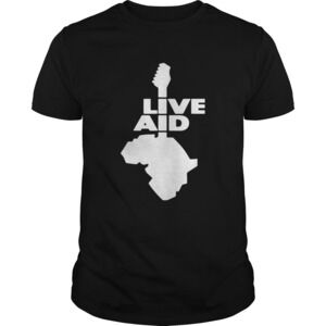 Live Aid Rock Music Guitar Shirt